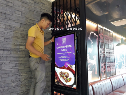 THI CÔNG LẮP ĐẶT MÀN HÌNH CHO NHÀ HÀNG BAOBEI, QUẬN 10, TP.HCM