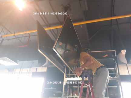 THI CÔNG LẮP ĐẶT MÀN HÌNH CHO NHÀ HÀNG BAOBEI, QUẬN 10, TP.HCM - Ảnh 2